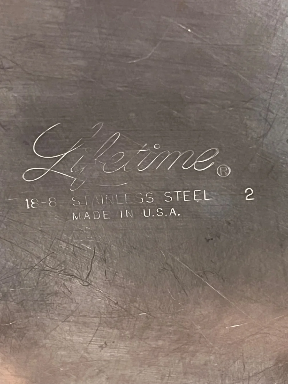 Vintage Lifetime 3-Quart (12-Cup) Whistling Tea Kettle 18-8 Stainless Steel
